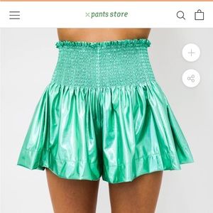 💚💚 Queen of Sparkles Holographic Mint Swing Shorts 💚💚